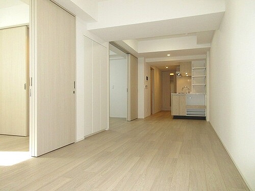 サンウッドフラッツ新宿四谷三丁目8階 リビングダイニング