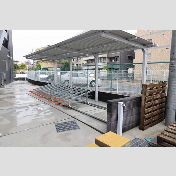 CLAIRE(クレア)207号室 駐輪場(建設中)