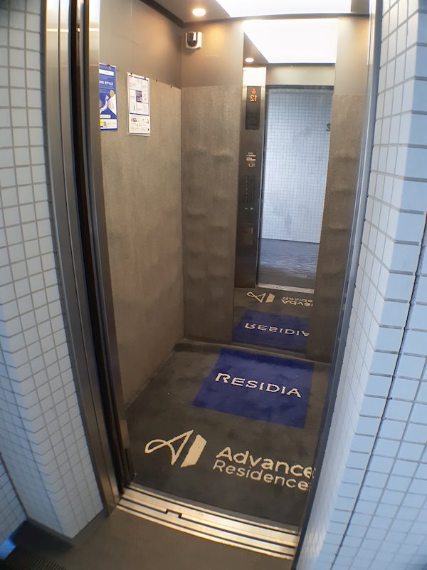 レジディア市ヶ谷Ⅱ4階 エレベーター