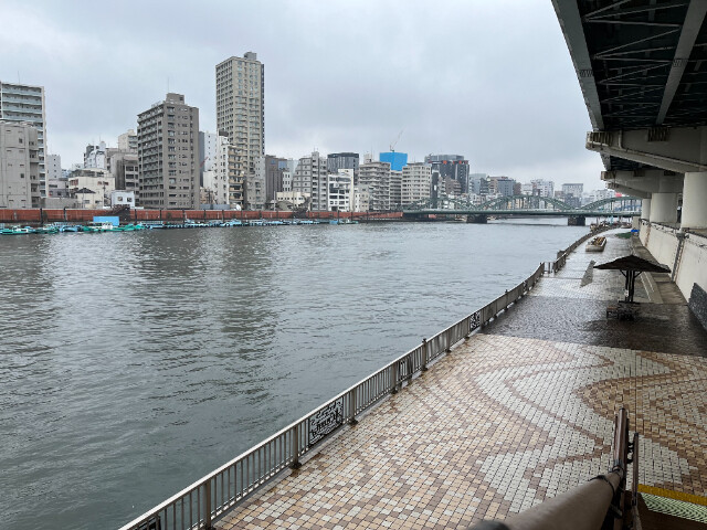 ブリランテ両国6階 隅田川沿いの景観