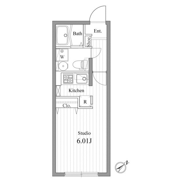 ZESTY春日町0103号室 間取
