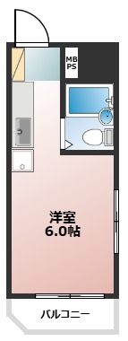 ウイング志木301号室 間取