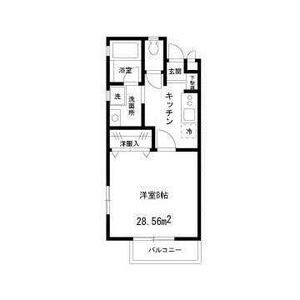 ハイライズ玉川学園A205号室 間取