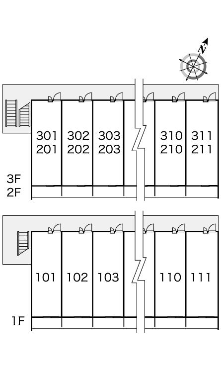 レオパレス稲荷山ヒルズ202号室 部屋その他