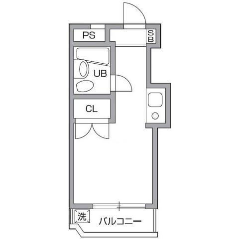 ハイム中原Part12階 間取り図