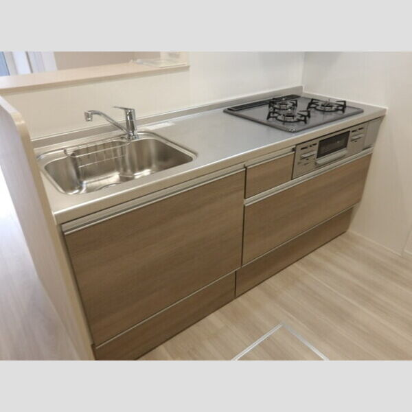 Cradle(クレイドル) 対面式3口ガスコンロ付システムキッチン