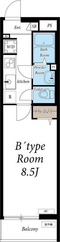 リブリ・ロコロ4階 間取