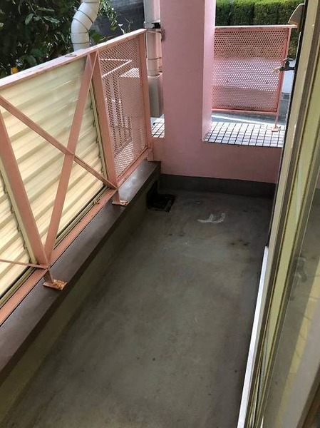 代官アートハウス201号室 バルコニー