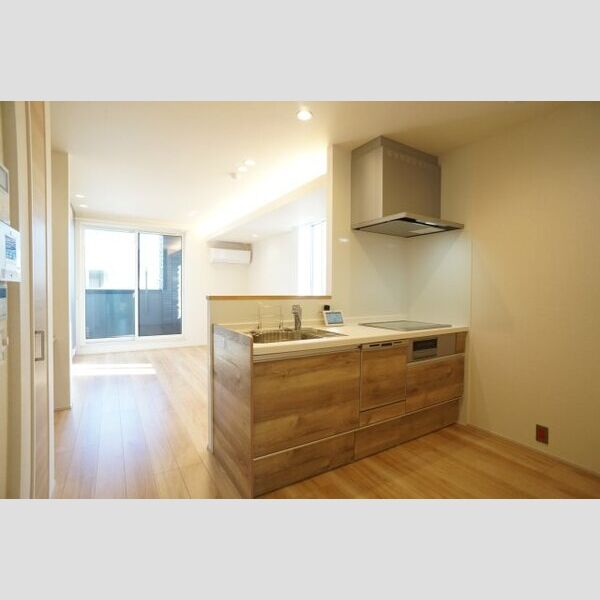 雄治レジデンス システムキッチンは3口のIHヒーター♪食洗機有り