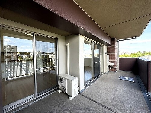 ライオンズ南大沢ヒルズ LD側バルコニー　※前回募集時2024年8月撮影