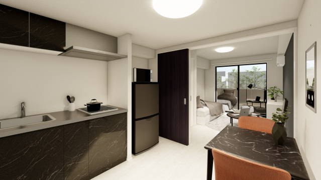 スカイコートソレア新丸子307号室 イメージ図