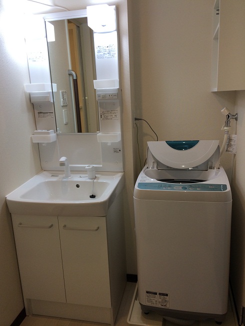 レオネクストグランベルク毛呂105号室 収納豊富な洗面台