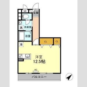 ソレーユ・トレビナ206号室 間取