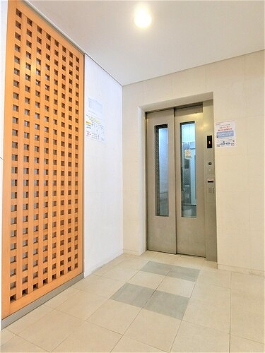 パトリア九段下11階 エレベーター　※2022年8月撮影