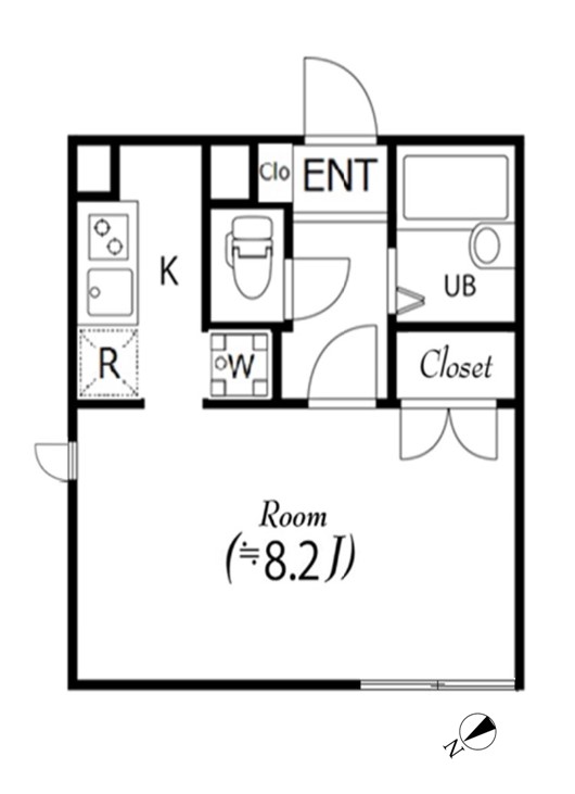 アーデン代々木上原2階 間取