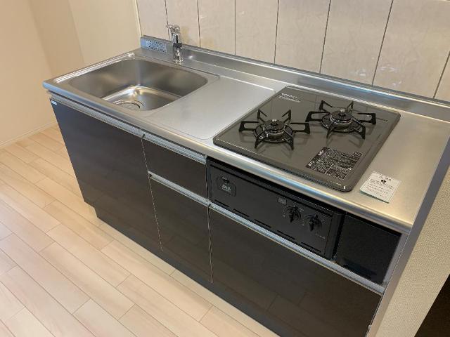 （仮称）小田原市扇町アパート新築工事202号室 キッチン（イメージ）