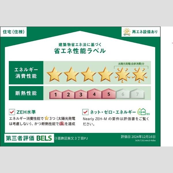 セレスティア柴又Ⅲ201号室 住棟ランク