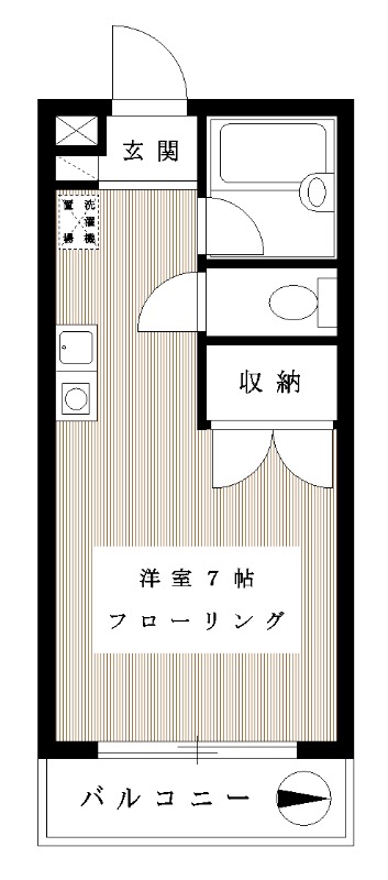 フローラマツノ2階 間取