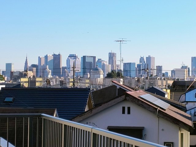 テラス新江古田2A号室 新宿方面の遠景