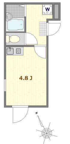 ゼネラルハイツ平井Ⅱ1階 間取