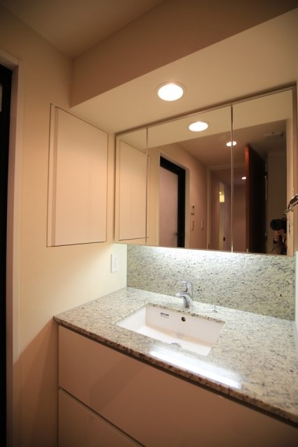 グランスイート四谷プレシア 洗面