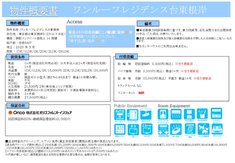 ワンルーフレジデンス台東根岸2階 部屋その他