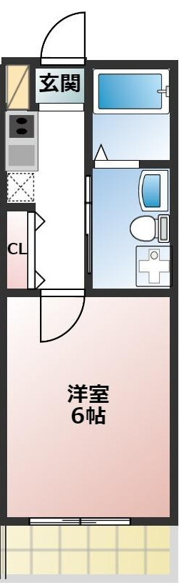 Felice辻堂105号室 間取