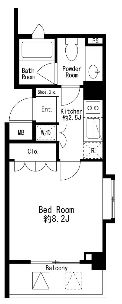 プライムアーバン用賀Ⅱ213号室 ★間取り★