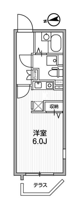 Branche鷺ノ宮1階 間取り図