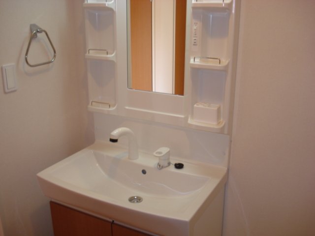 ハッピートモロー203号室 洗髪洗面化粧台