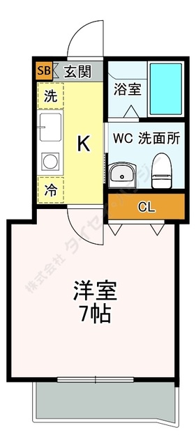 ピアンタ鬼越0303号室 間取