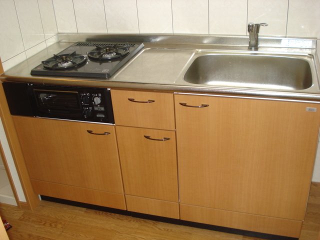 サンモールＳ，Ｔ101号室 機能性を重視したキッチン