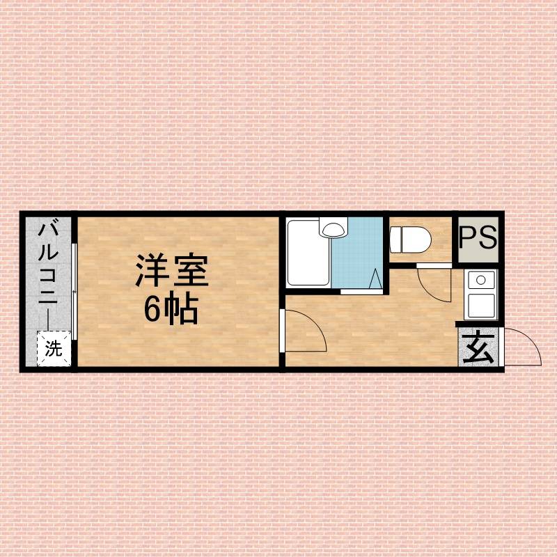 パープルハイム3階 間取