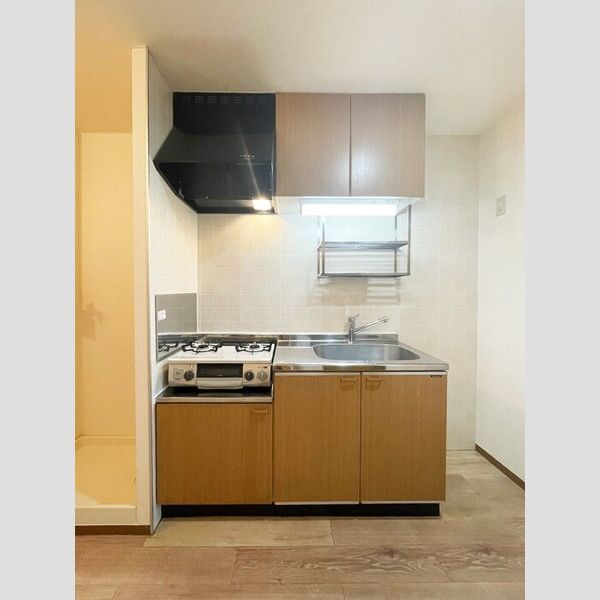 サマービレッジ301号室 キッチン(2口ガスコンロ)