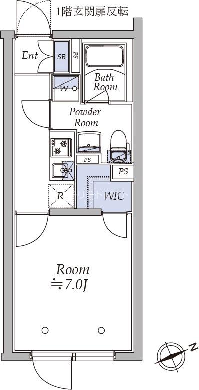 アトリオフラッツ中野新井薬師2階 間取