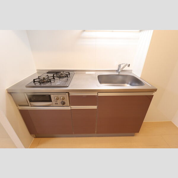 アリエッタ201号室 2口ガスコンロ付システムキッチン