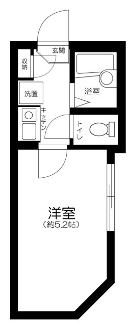 サザンロード北千住2階 間取