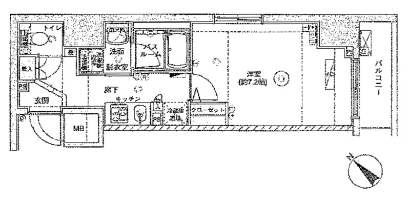 フェニックス横濱関内ＢＡＹ　ＧＡＩＡ8階 間取