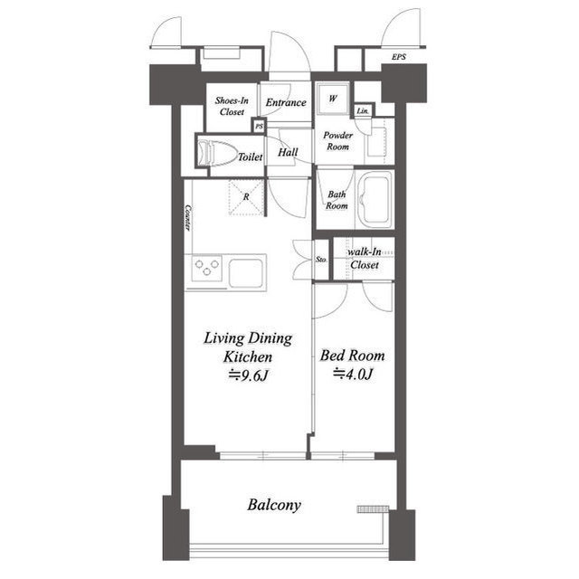 プライマル練馬豊島園0407号室 間取