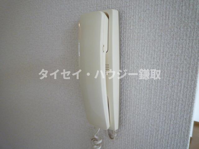 リリーヴィレッジＤ棟D101号室 安心のインターホンです