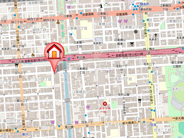 プレール・ドゥーク菊川2階 null