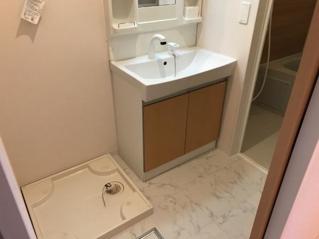 ウイングコート205号室 脱衣所