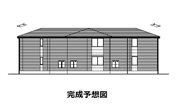 (仮称）調布市国領町４丁目新築アパート 完成予想図