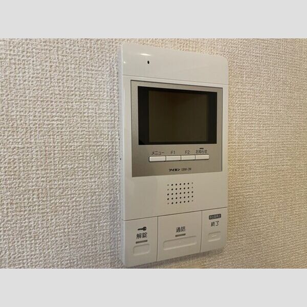 ライフマンションA・B　B102号室 モニター付きインターホン