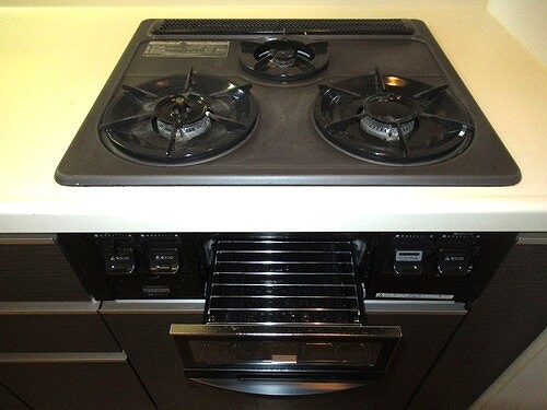 カテリーナ代々木プレイス ガスコンロ　※2021年6月撮影