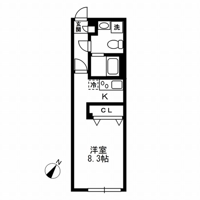 ザ・パーククロス千歳烏山2階 間取