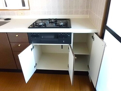 ライオンズマンション本川越駅前9階 コンロ、グリル　※2025年11月撮影