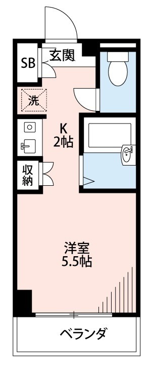 ジュネス八幡2階 ※