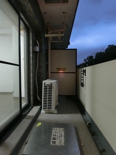 ライオンズマンション高尾3階 バルコニー　※前回募集時2017年8月撮影の写真