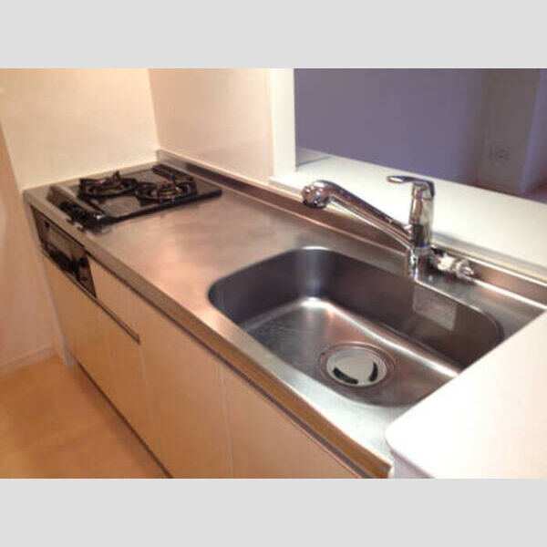 パークレジデンス ガス2口のシステムキッチン